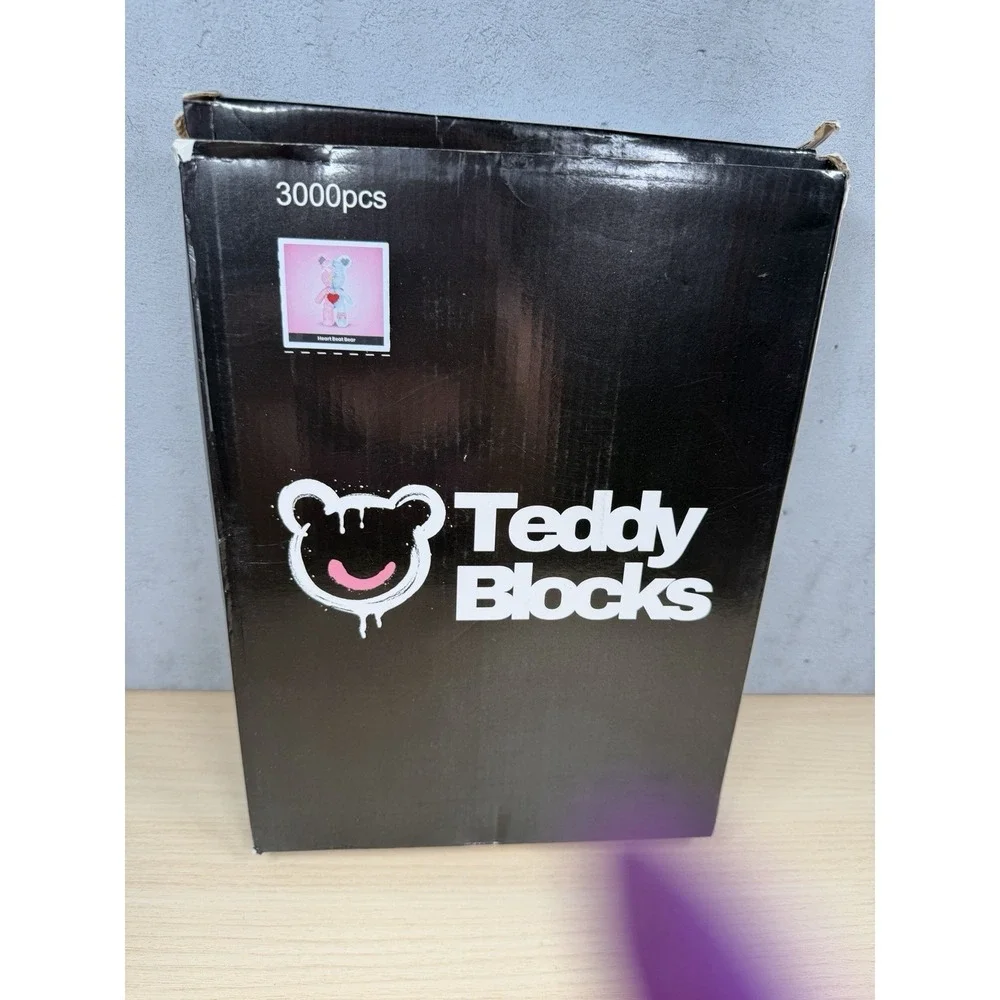 TeddyBlocks™ Mini Buildable Brick Bears (3000+ pcs) Heart‎ Beat Bear